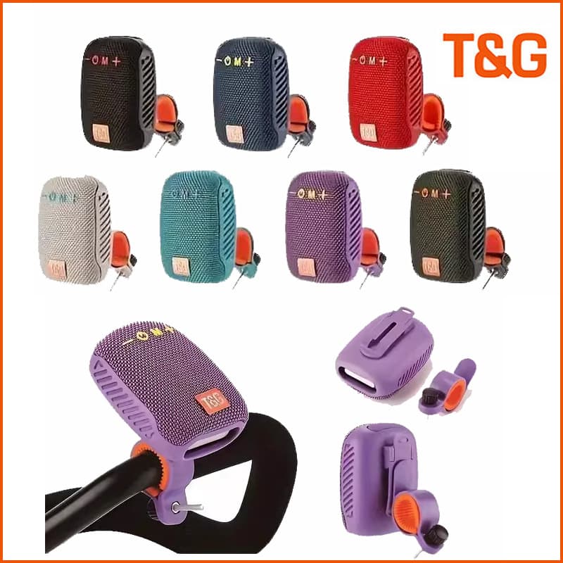 New Outdoor Cycling Speaker TG392 Mounting Bracket Heavy Bass Portable Mini Speaker Card Slot TWS Bluetooth Speaker