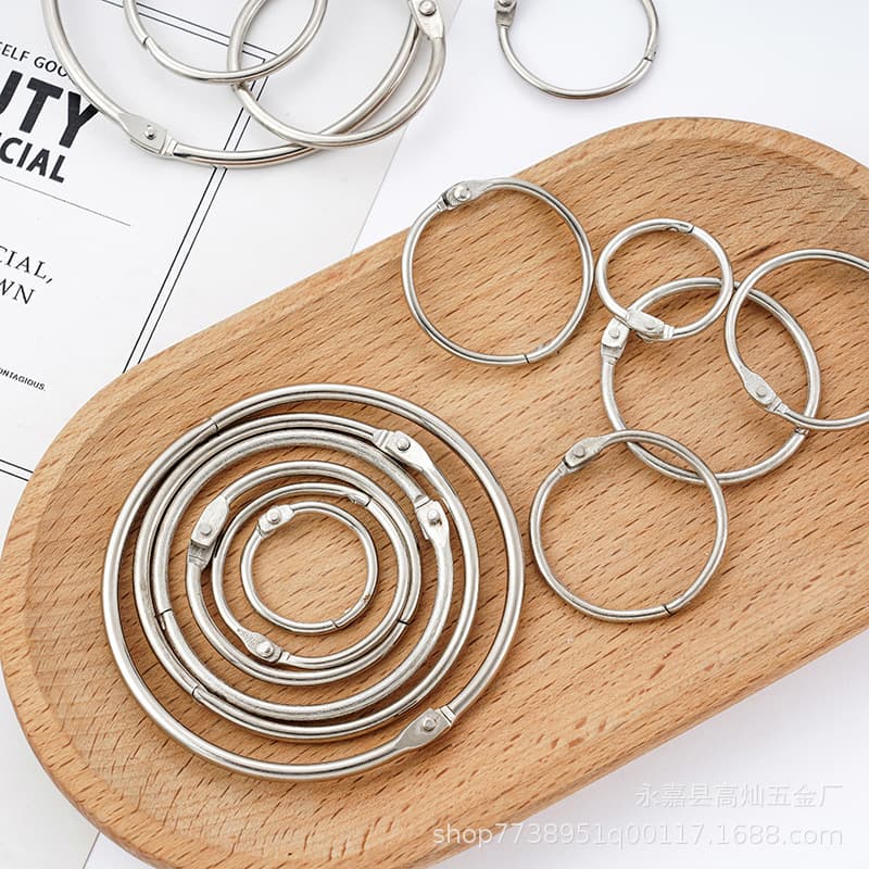 Shower curtain opening metal rings, curtain buckles, adjustable rings, Roman rod rings, shower curtain hooks accessories
