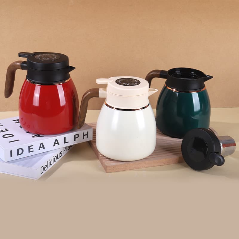 316 stainless steel stewed teapot, intelligent temperature display tea kettle with handle, large capacity thermal kettle, health kettle, health kettle