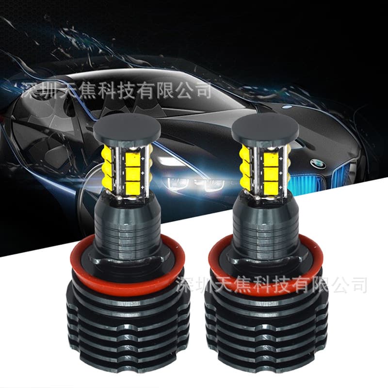 Cross-border Source 12-LED 120W Angel Eye LED High Brightness White Light for BMW E92 E90 E82 Headlight