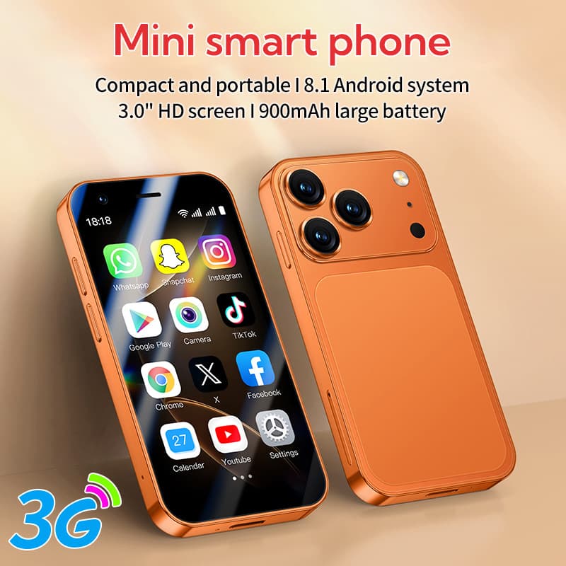 A17 Mini Cross-border Export Mini Android Smartphone Supports 3G Dual Network Google Apps Genuine Unopened