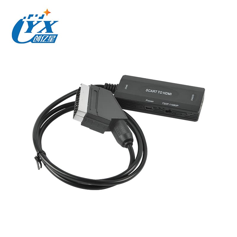 New Cross-Border 1080P HD Scart to HDMI Converter Scart TO HDMI Video Converter