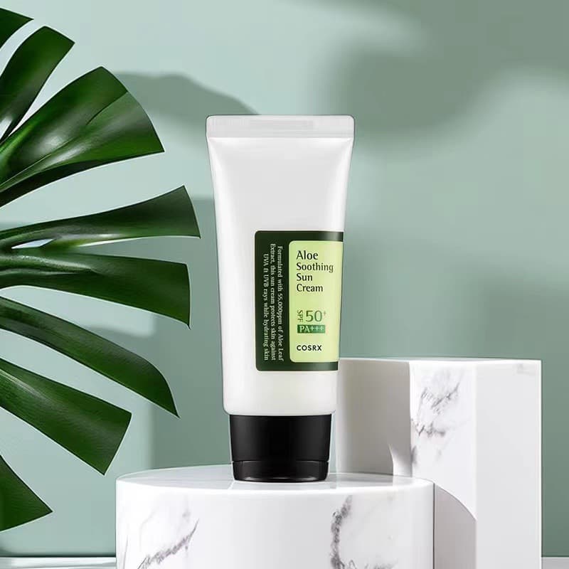 COSRX Aloe Soothing Sun Cream SPF50+ PA+++ UV Protection Lightweight Non-Greasy 50ml