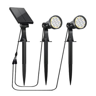 In-Stock Solar Spotlight Ground Insert Waterproof Outdoor Solar Garden Light Custom Colorful Tree Light for Lawn