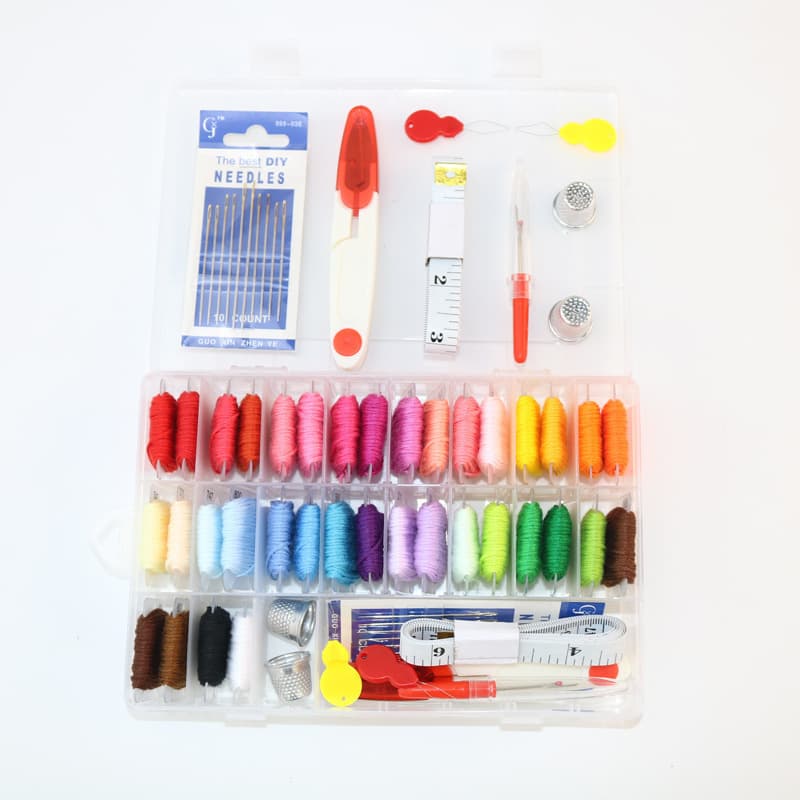 Cross Stitch Thread Box Embroidery Set Amazon Pre-wound Thread Board 50 Colors 100 Colors Cross Stitch Thread Embroidery Set