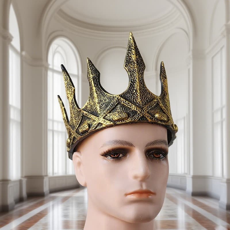 Cross-border Gothic Retro Raven Crown, King's Crown for Cosplay Party and Ball Costume Props