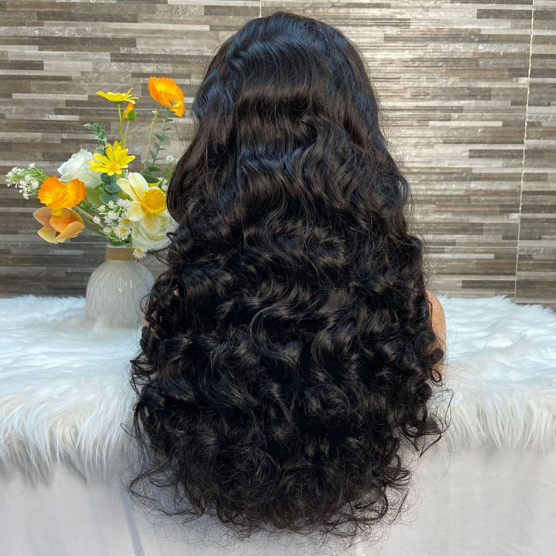 Fumilooselacewigs 300% Lace Frontal Wig No Glue Human Hair New Product Realistic Natural Looking Hair Extensions for Ladies