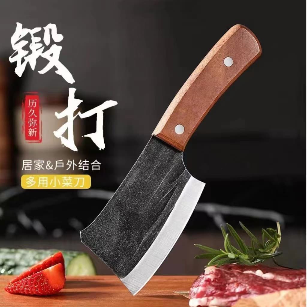 Wholesale Kitchen Knife Set Hand Forged Popular Meat Cleaver Small Household Fish Knife Outdoor Trendy Mini Fish Knife
