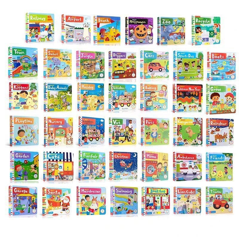 English Original Busy Book First Stories Sing Along Interactive Pull Tab Book