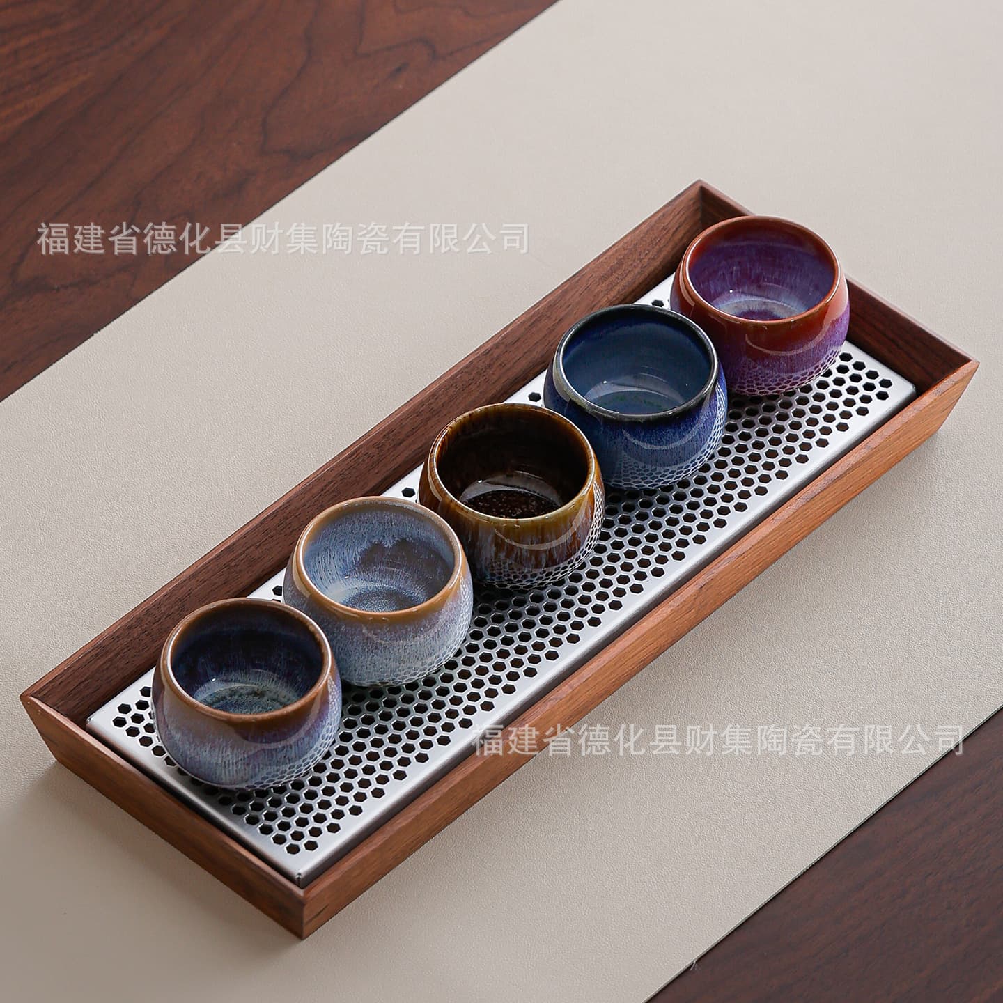 Kiln-Transformed Tea Cup Ceramic Master Cup Tea Bowl, Dehua Ceramic Cup Single Cup Tea Set, Tea Tasting Cup Personal Cup