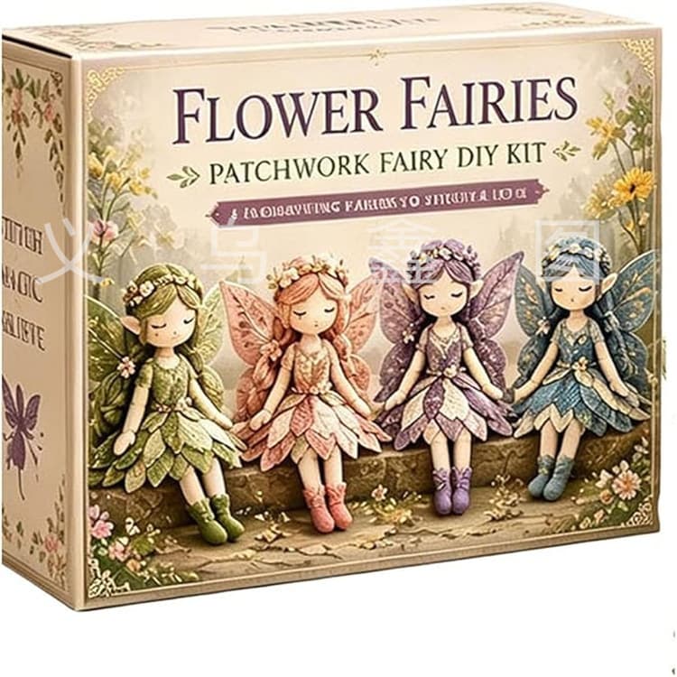 Fun Flower Fairies Patchwork Sewing Kit