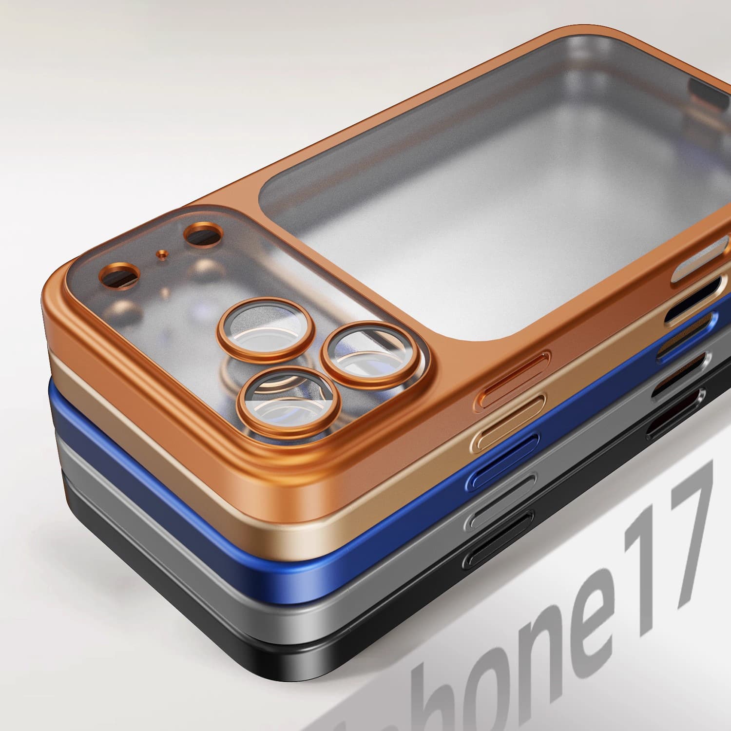 Instantly Transform to 17 Pro Max Compatible Apple 17 Phone Case Ultra-Thin Electroplated Frosted iPhone 16 Pro Max Protective Cover