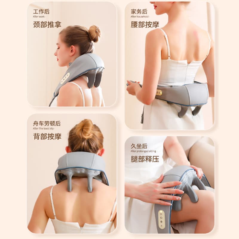 New Cross-Border Trapezius Cervical Massager Neck Massager Shoulder and Neck Kneading Massage Neck Care Massage Shawl
