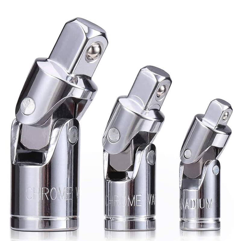 Dafei universal joint 90 degree movable universal joint auto repair and maintenance tool rotating joint socket wrench with