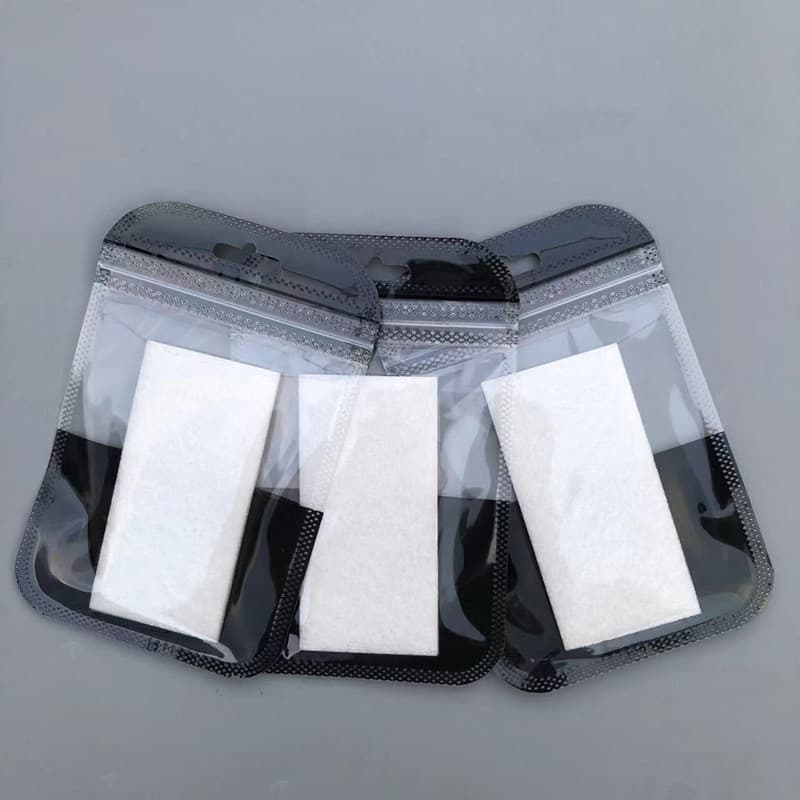 Nail Extension Fiber Pieces Non-Woven Fabric Pieces Free Cut Easy to Use