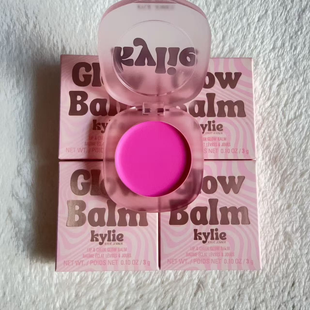 In Stock Kylie Blush GLOW BALM Lip and Cheek Blush Balm Glossy Lip Gloss