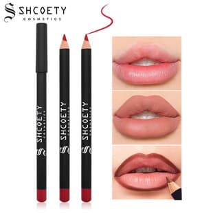 Cross-border Custom Lip Liner Waterproof Non-Smudging Multi-Color Lipstick Matte Smooth Non-Fading Double-Ended Lip Liner