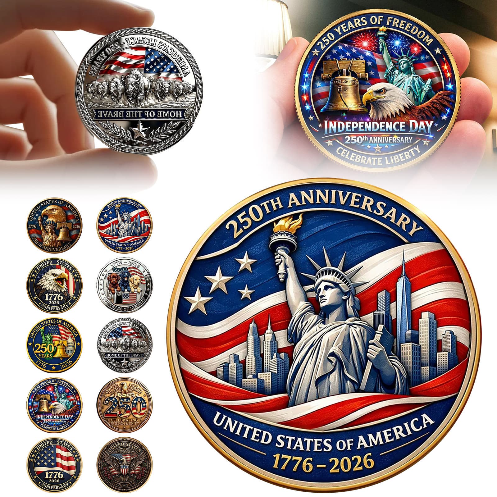 New Cross-Border Product: Statue of Liberty Commemorative Coin