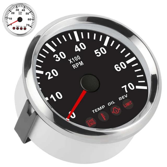 Cross-border Hot-selling Suzuki Style Parameters 7000RPM with Four Warning Lights (Oil Pressure + Temperature + REV + CHK ENG)