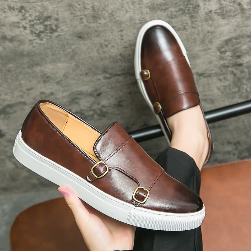 Cross-border AliExpress Wish Men's Business Casual Loafers British Style Loafers Fashion Versatile Sneakers 2158