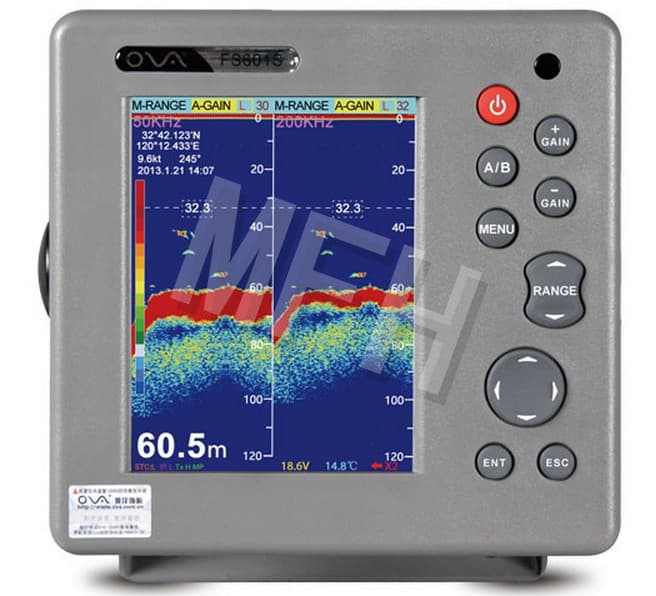 Marine fish finder original brand new Saiyang FS601S fish finder depth sounder 500M 6 inch dual frequency probe