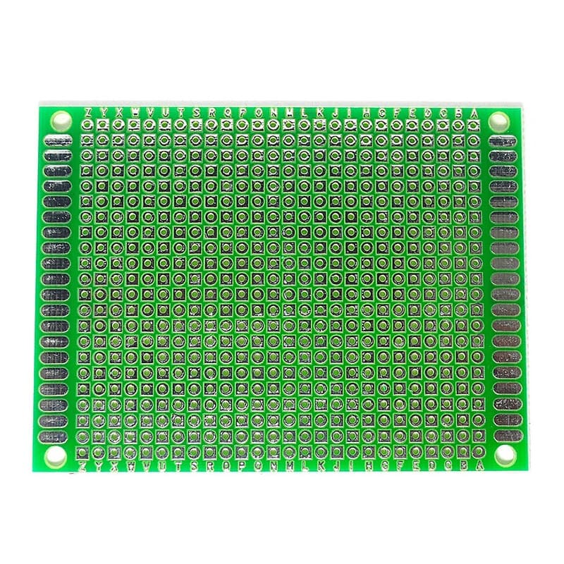 Risym Single-Sided Tin-Plated PCB High-Quality Fiberglass Board 6x8cm 1.6mm Thick Perfboard