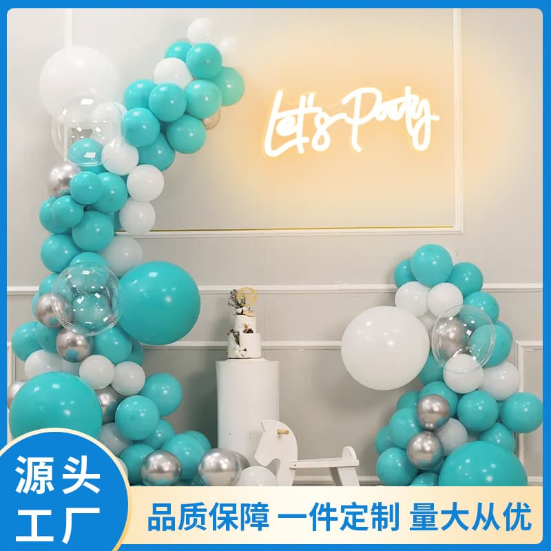 Let's Party English Letter Light Sign for Party Interior Decoration Light Acrylic Neon Sign