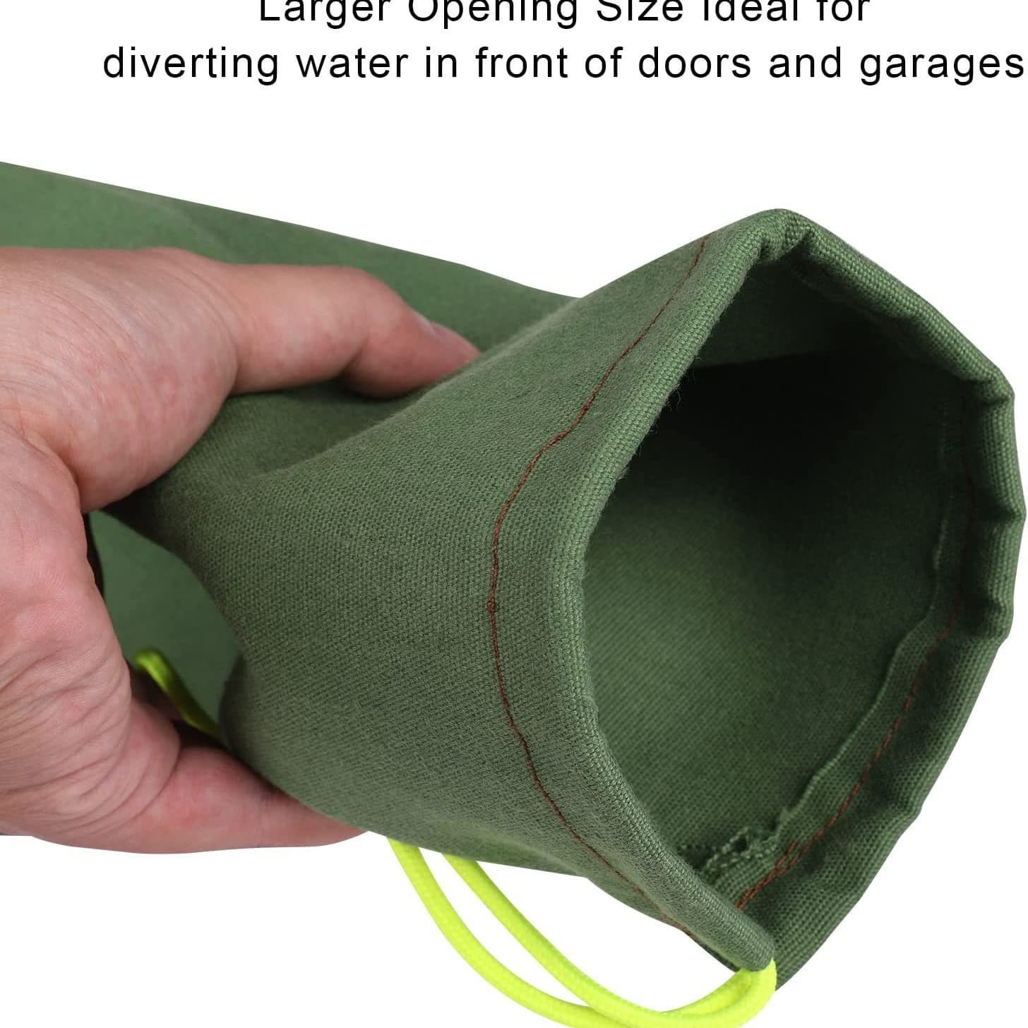 Flood control sandbags thickened reusable absorbent long canvas sandbags for garage flood prevention waterproof sandbags.