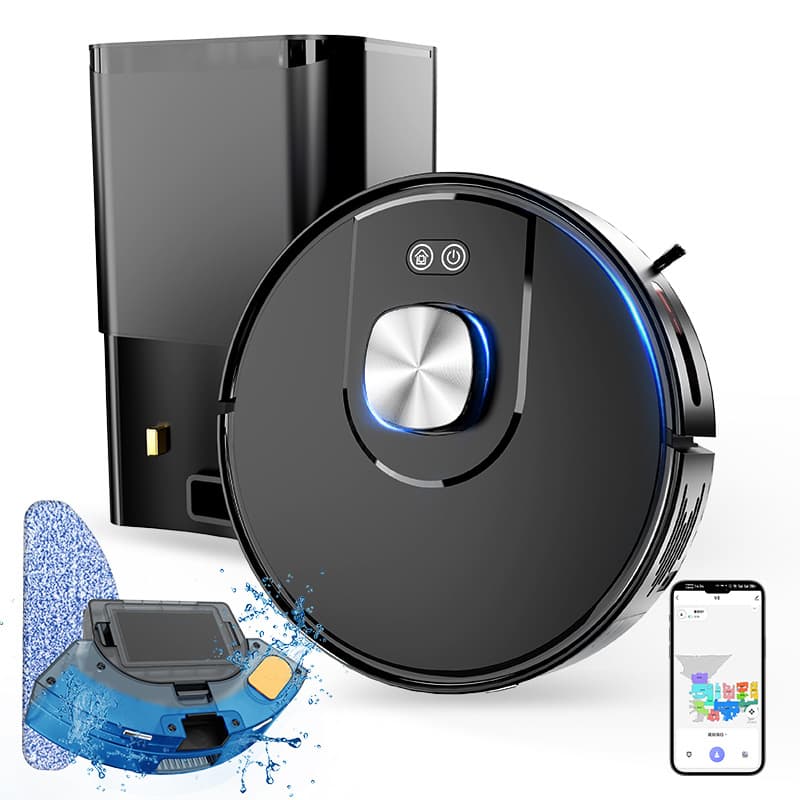 Sweeping robot laser navigation dust collection vacuum cleaner sweeping, suction and mopping all-in-one sweeper intelligent planning large suction power