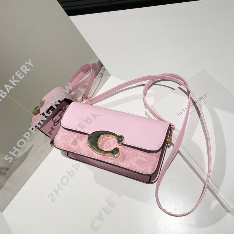 Manufacturer wholesale women's bags 2026 new fashion printed small square bag crossbody bag hand carry cross-border bags