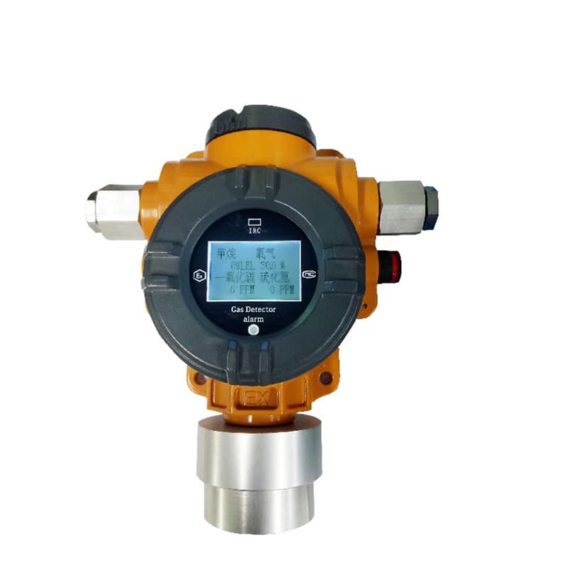 Fixed Four-in-One Gas Detector Customizable Carbon Monoxide Oxygen Combustible Hydrogen Sulfide Gas Detector