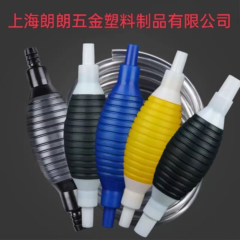 Oil Extractor, Oil Suction Tool with Airbag, Manual Fuel Tank Suction Tube, Self-Priming Gasoline Pump, Oil Extraction Tool