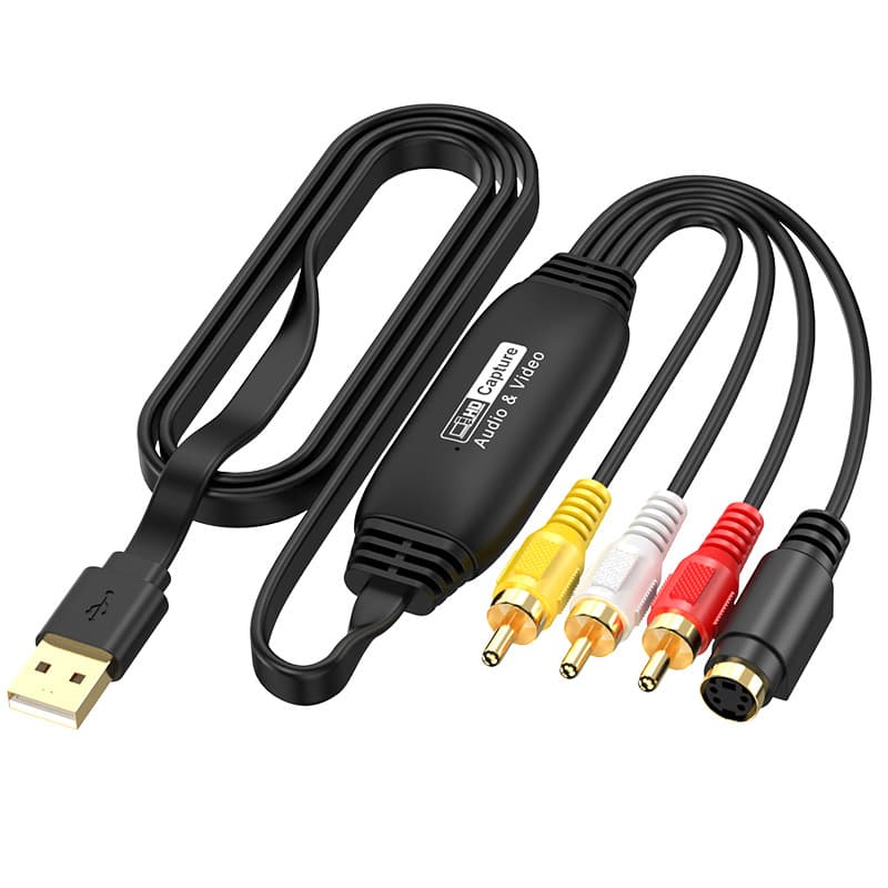 Best-selling CVBS + S-Video to USB Video Signal Image Capture Card 1080P Surveillance Capture Card