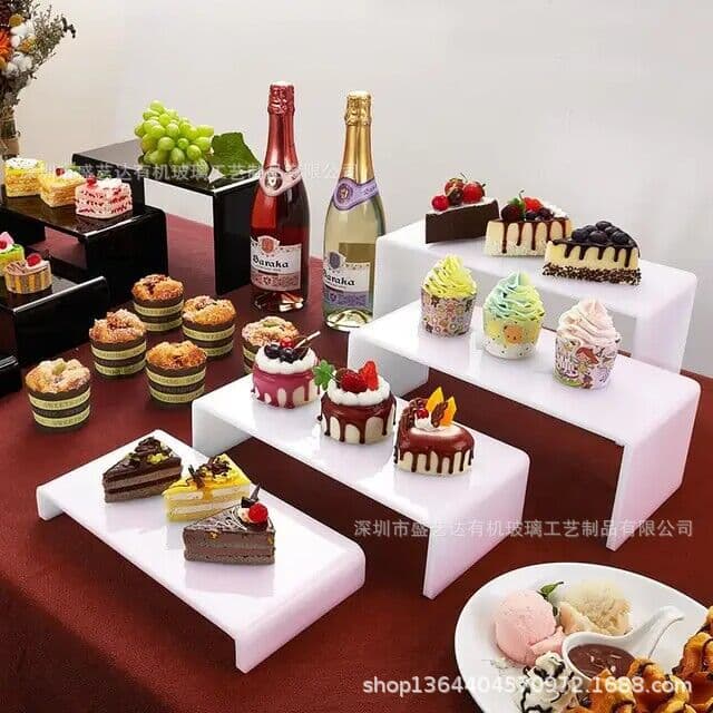 Factory Direct Acrylic Dessert Stand for Wedding Pastry Display, Catering Buffet Food Vertical Display Stand