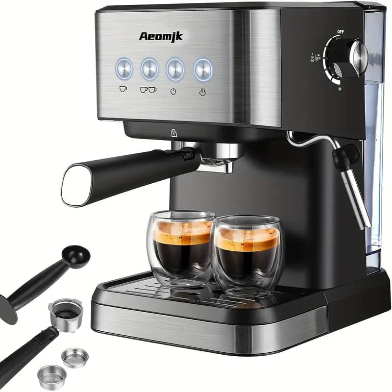 Aeomjk cross-border American, European, Australian, British and Italian semi-automatic concentrated high-pressure extraction coffee machine CM3010