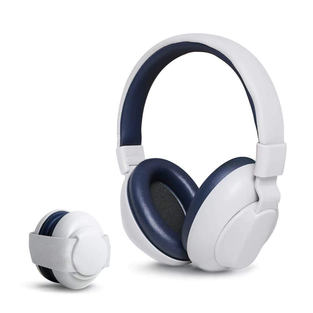 2026 new cross-border Amazon hot-selling infant and child soundproof head-mounted 2-in-1 dual-use rotatable noise-cancelling earmuffs