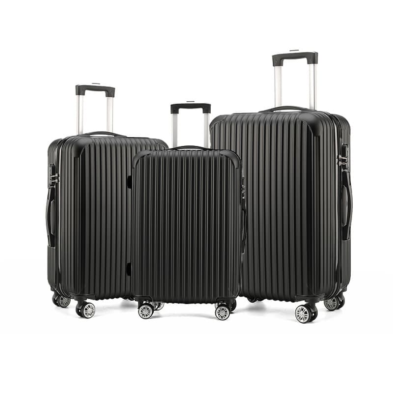 20-Inch Travel Suitcase Password Lock Women's Korean Style 24-Inch Fresh Pull Rod 28-Inch Men's Luggage ABS+PC Material Universal Wheels