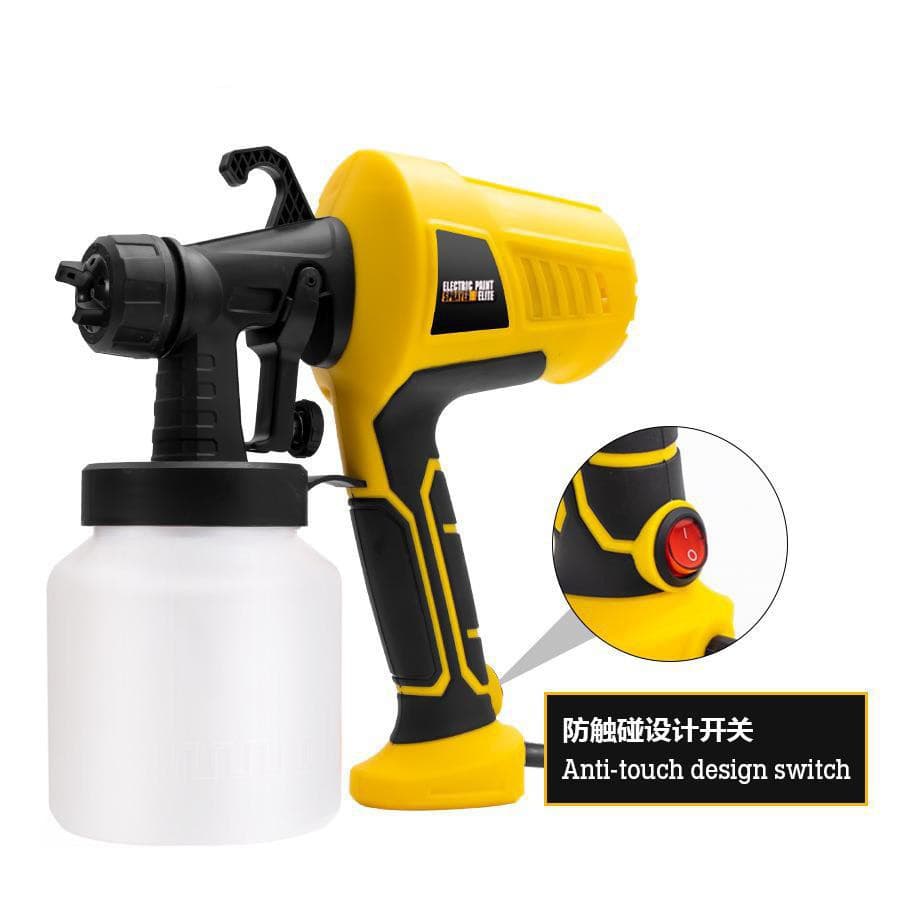 High-power automatic spray gun 500W high-voltage electric spray gun household atomization portable wall spray paint cross-border