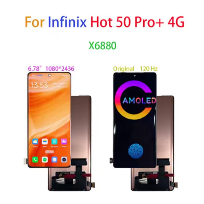 Compatible with Infinix Hot 50 Pro Plus X6880 LCD Screen Assembly