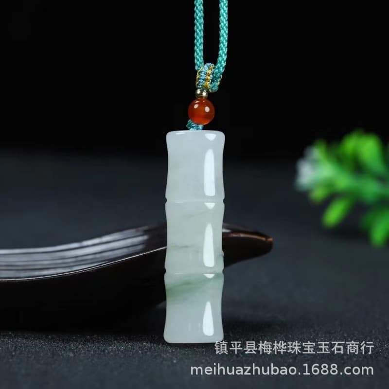 New Tianshan Jade Fortune Pendant, Good Luck Charm, Unisex Gift