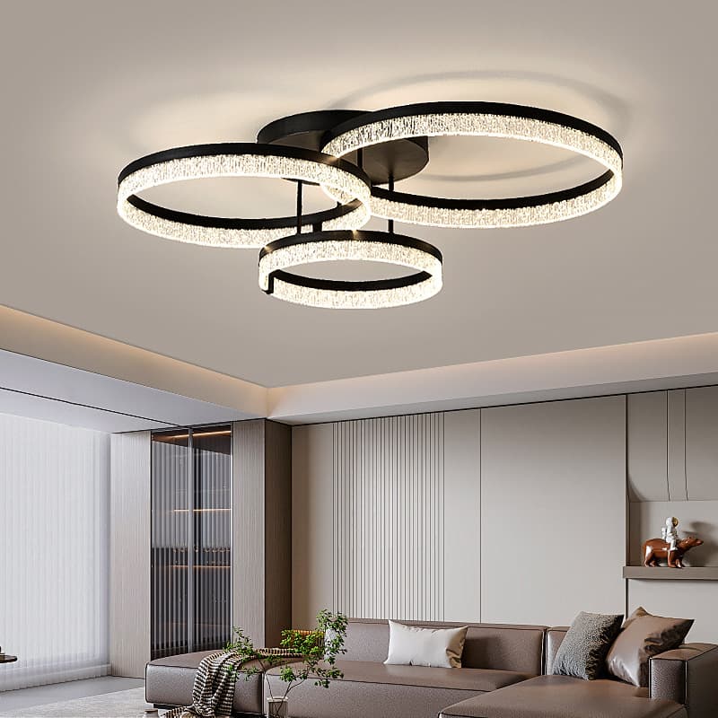 Italian Light Luxury Living Room Main Light 2025 New Full Spectrum Eye Protection Ceiling Light Zhongshan Lighting Whole House Set Combination