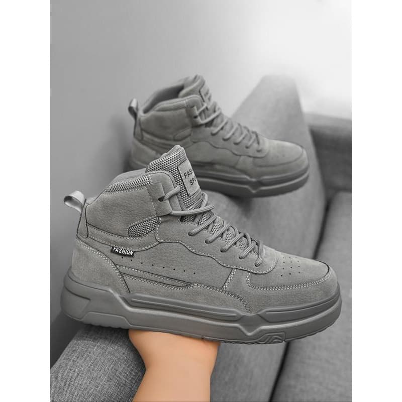 P 51135L Men's High-Top Platform Sneakers