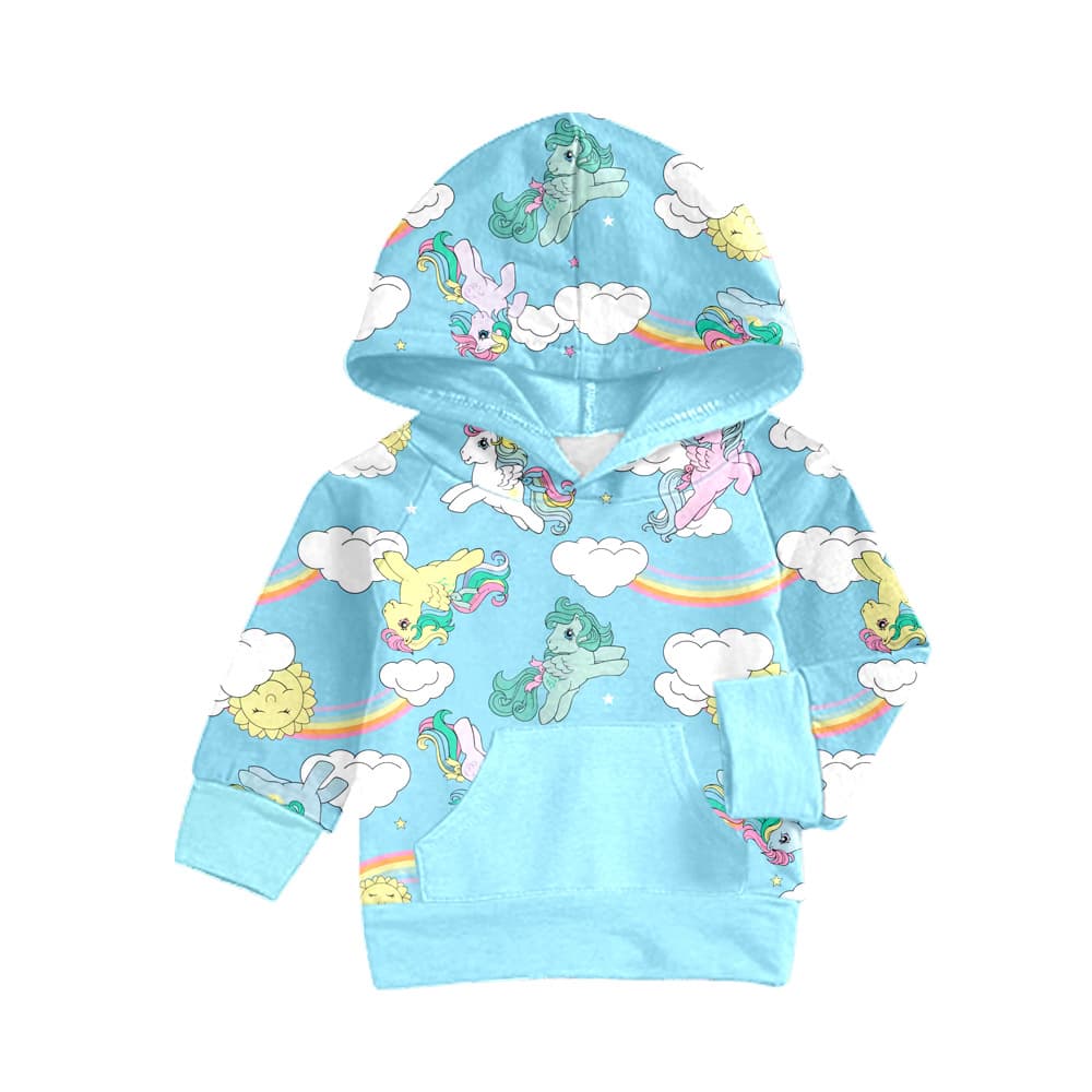 Premium export children's printed cute creative custom autumn hoodies
