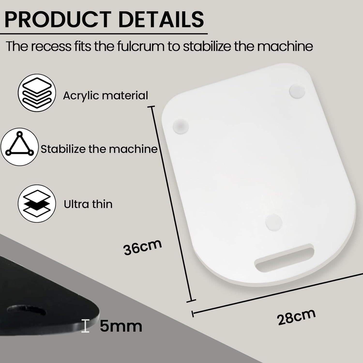 Cross-border Thermomix TM5 TM6 Wooden Food Processor Tray Kitchen Countertop Coffee Machine Sliding Base Serving Plate