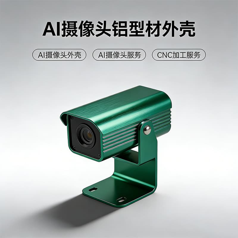 AI Camera Aluminum Alloy Housing CNC Smart Camera Shell Alarm Host Enclosure