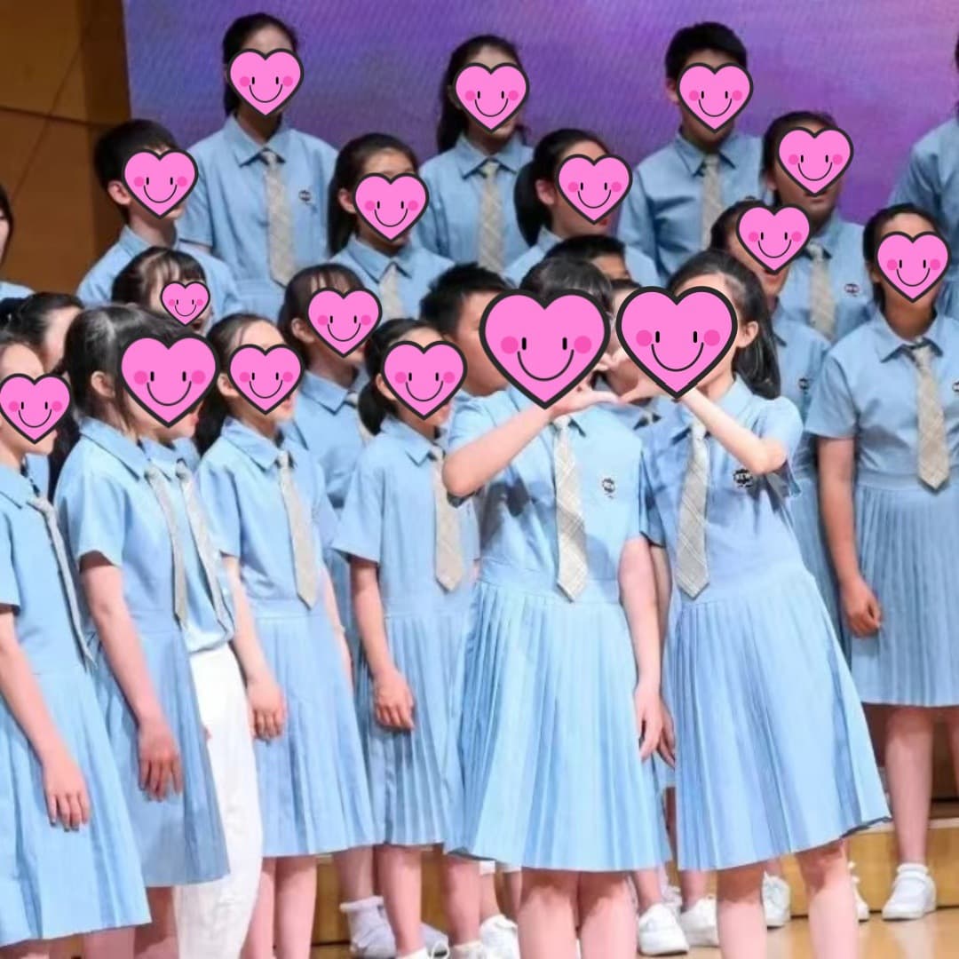 Student Chorus Clothing Children's Performance Outfit College Style Primary and Secondary School Students High School Students Recitation Class Attire Graduation Season Clothing