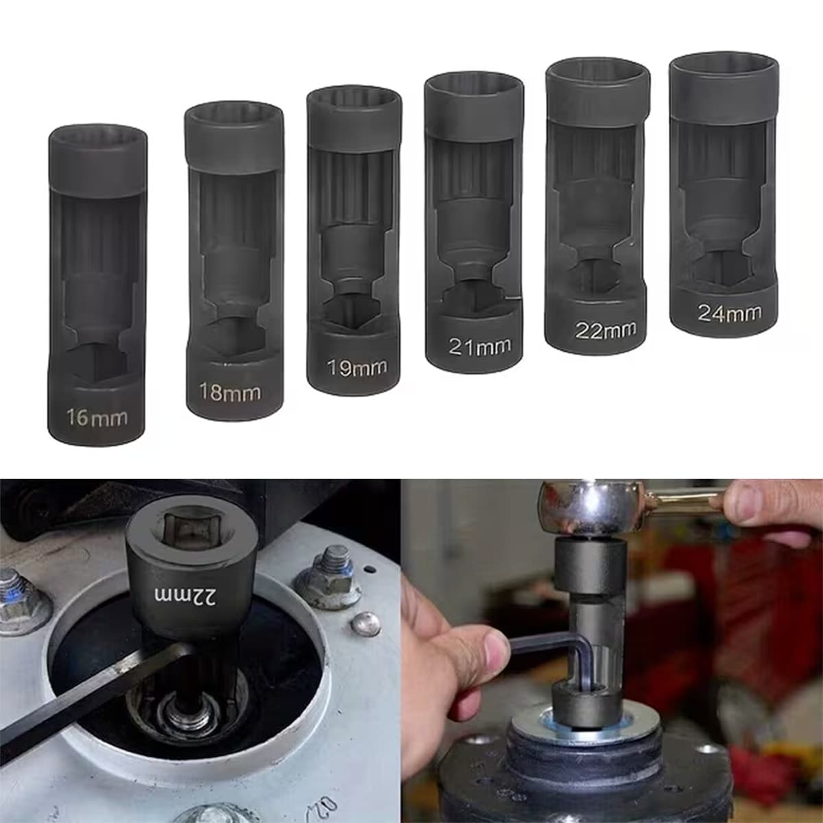 Shock Absorber Top Nut Removal Socket, Strut Removal Socket, Porsche Shock Absorber Nut Removal Socket
