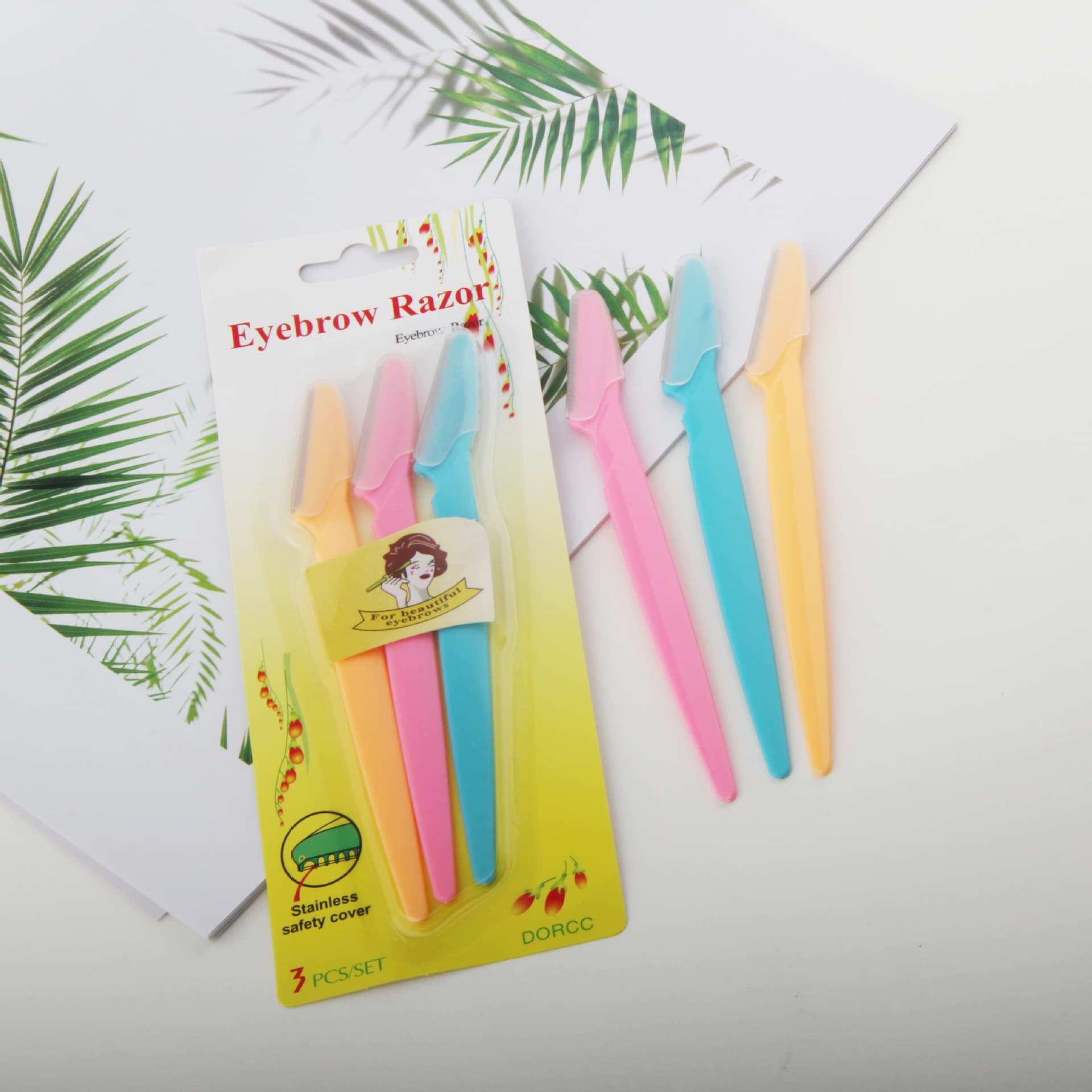 Factory wholesale eyebrow trimmer, sharp razor, eyebrow razor, eyebrow trimmer, beauty eyebrow trimming tool