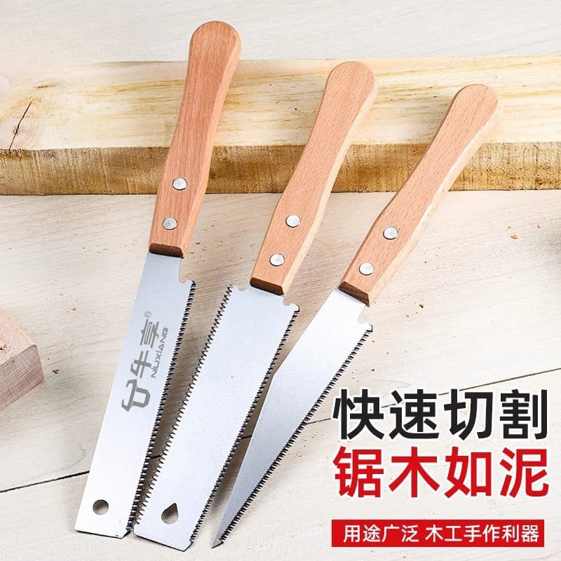 New multi-functional woodworking folding hand saw, rust-resistant, fast for home and outdoor use, fine-toothed pull saw, woodworking saw.
