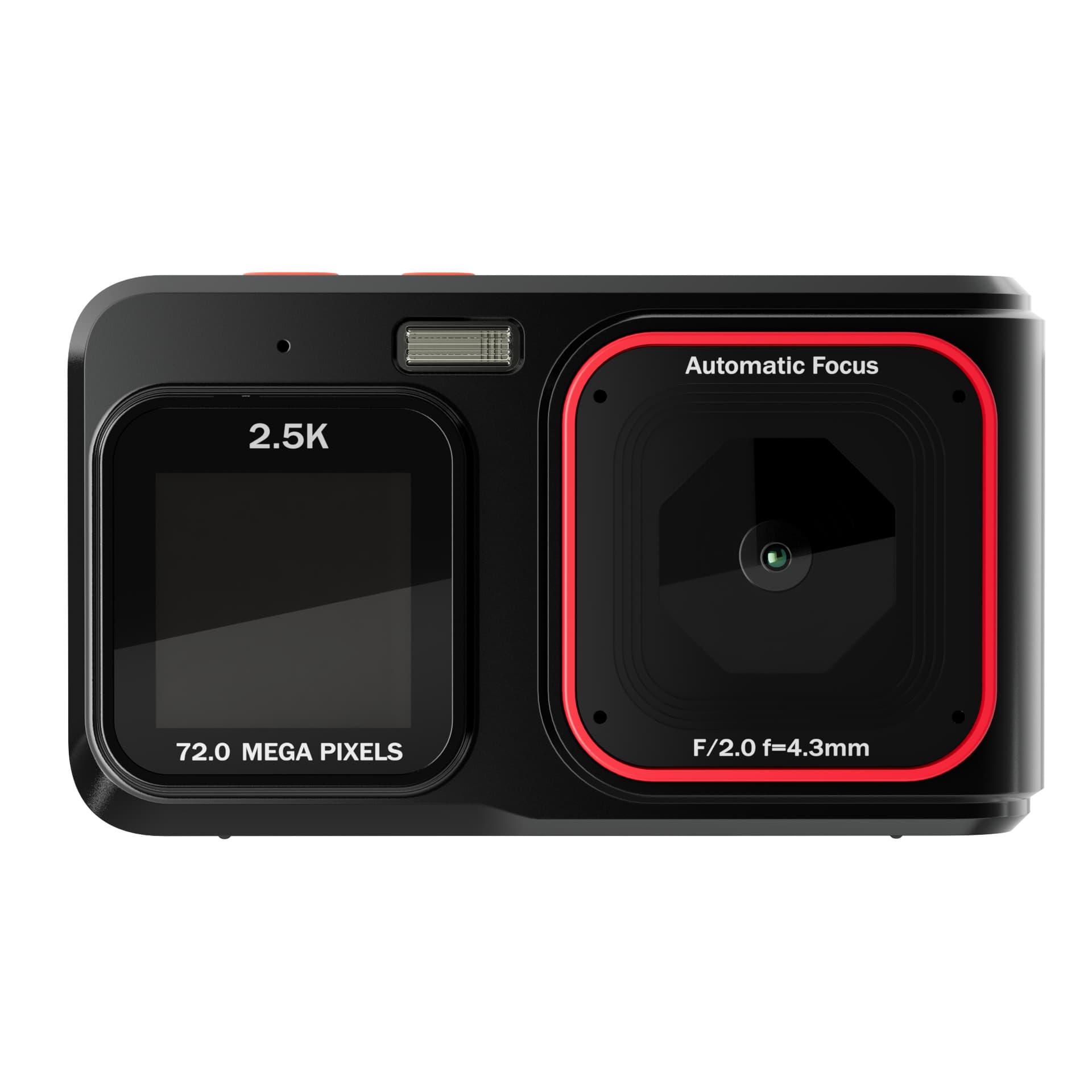 Temu Cross-Border Dual-Screen High-Definition Pixel Digital Camera Home Travel Portable Mini Card Camera